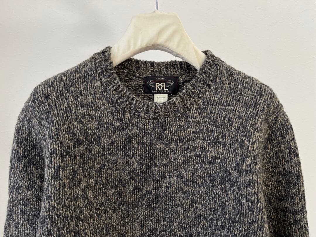 RRL ダブルアールエル クルーネック セーター ニット アメリカ製 楽天市場】RRL ダブルアールエル ラルフローレン ニット サイズ:S
