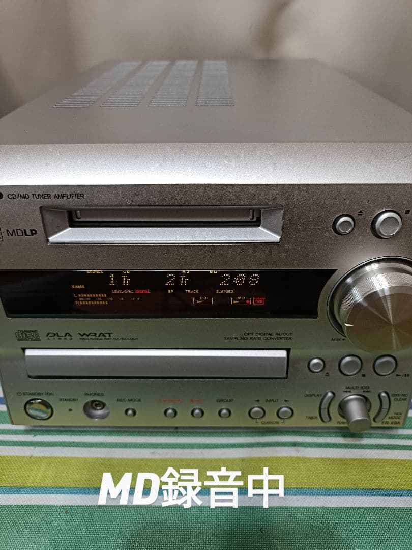 ONKYO FR-X9A CD,MD,FM/AM 整備済完動品 リモコン付 - メルカリ