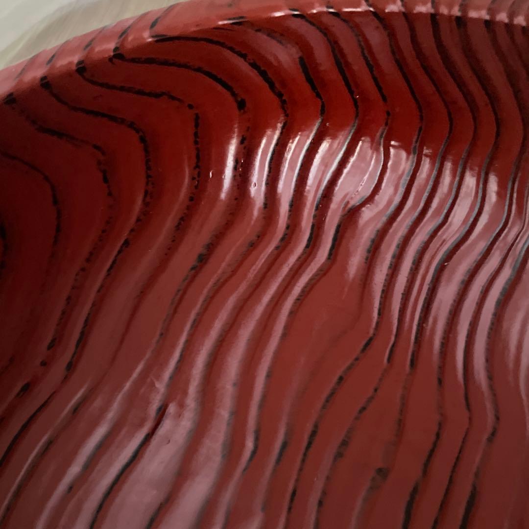 山中木製漆器 根来塗 杉 大鉢