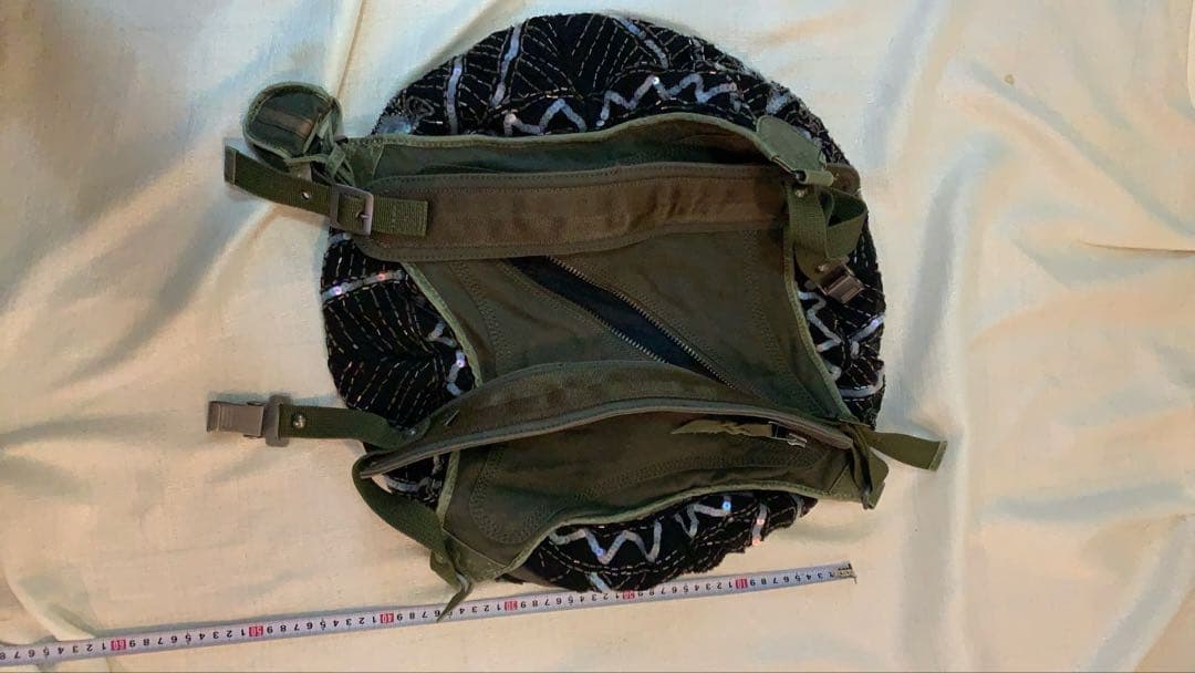 00s y2k diesel ショルダーバッグ スタッズ ビーズ ラメ グランジ