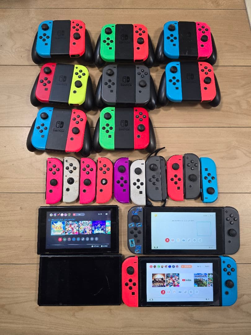 ま*り様 ジャンク　Nintendo Switchとジョイコンまとめ売り 楽天市場】【中古】ｹﾞｰﾑOP）【ジャンク品】ニンテンドーSwitch