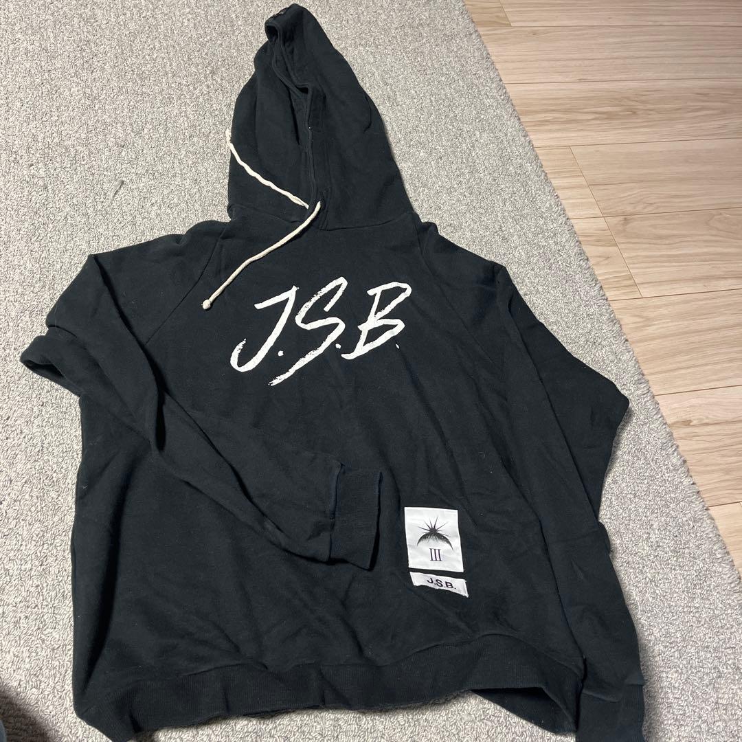 JSB 黒 フード付きスウェット B.S. ZIP HOODED SWEAT/ブラックシープ フルジップ スウェット