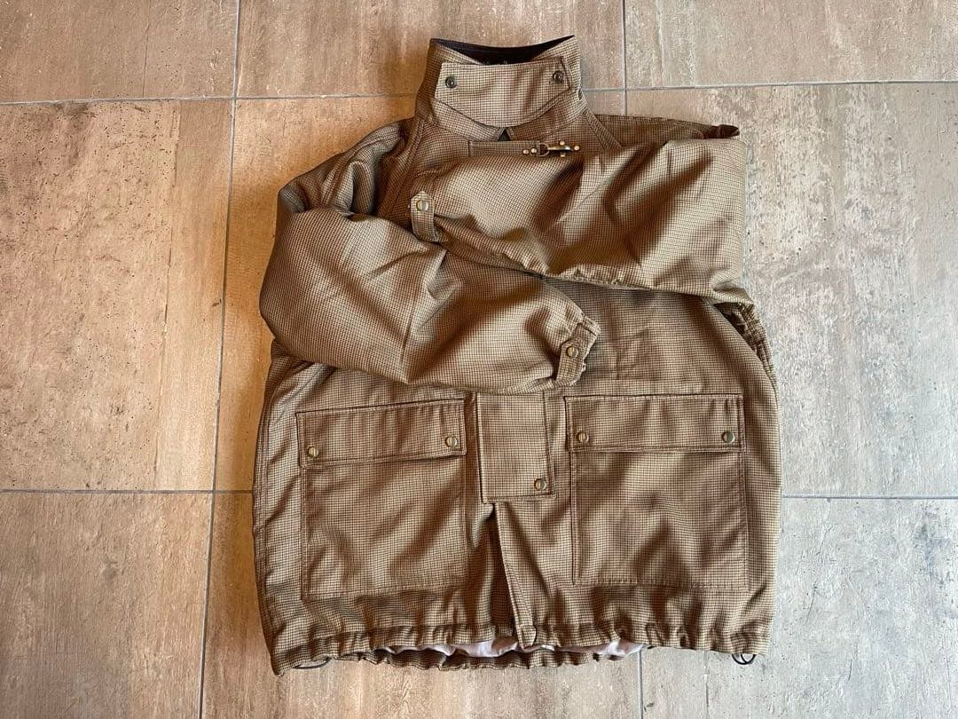 kinoko.さん×GLR ガンクラブチェック柄ファイヤーマンコートユニ