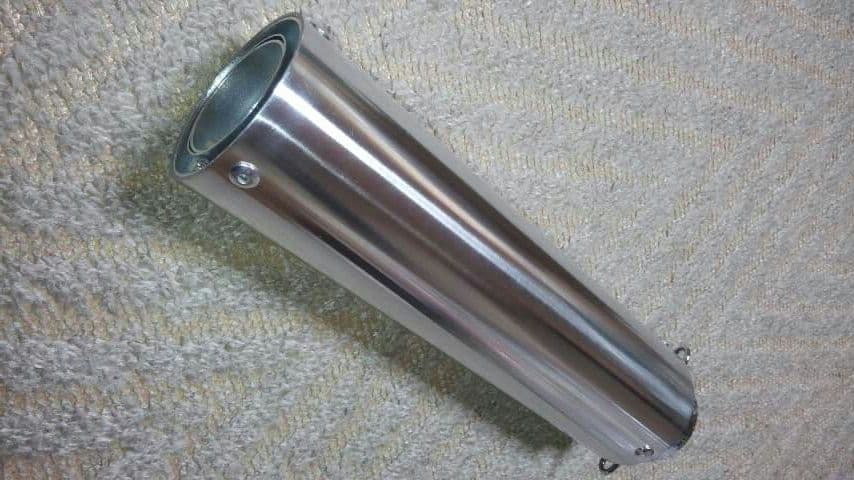 大人気！シルバーの筒サイレンサー50.8π(新品) CBXゼファーXJR♪激安