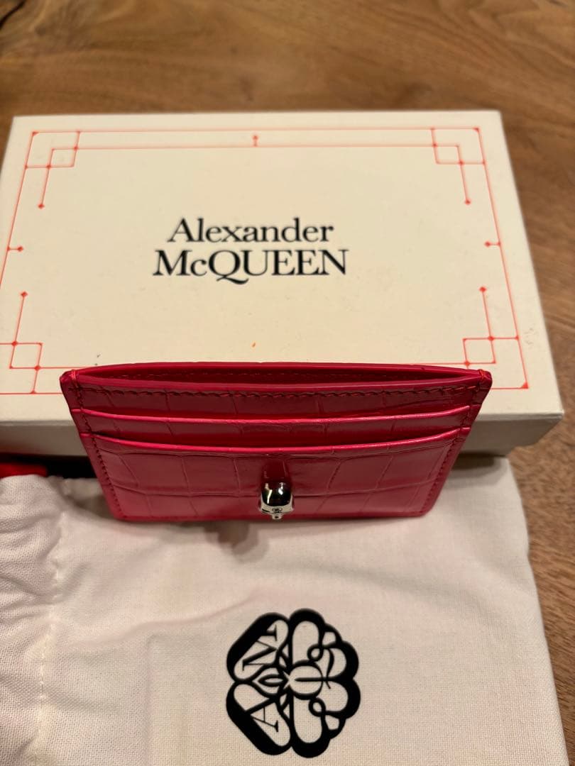 アレキサンダー マックイーン レザー カードケース 名刺入れ 社会人