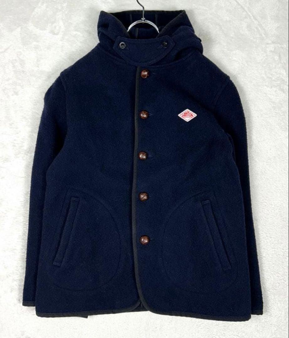 DANTON ウールモッサコート フード ネイビー サイズ40 - メルカリ
