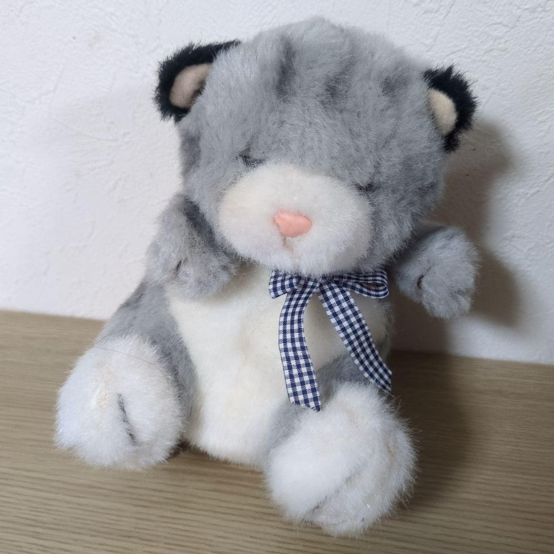 BANDAI ニャンニャンハウス　ねこ 猫　ぬいぐるみ レア 当時物 NyanNyanHOUS にゃんにゃんハウス 猫 ぬいぐるみ 笛入