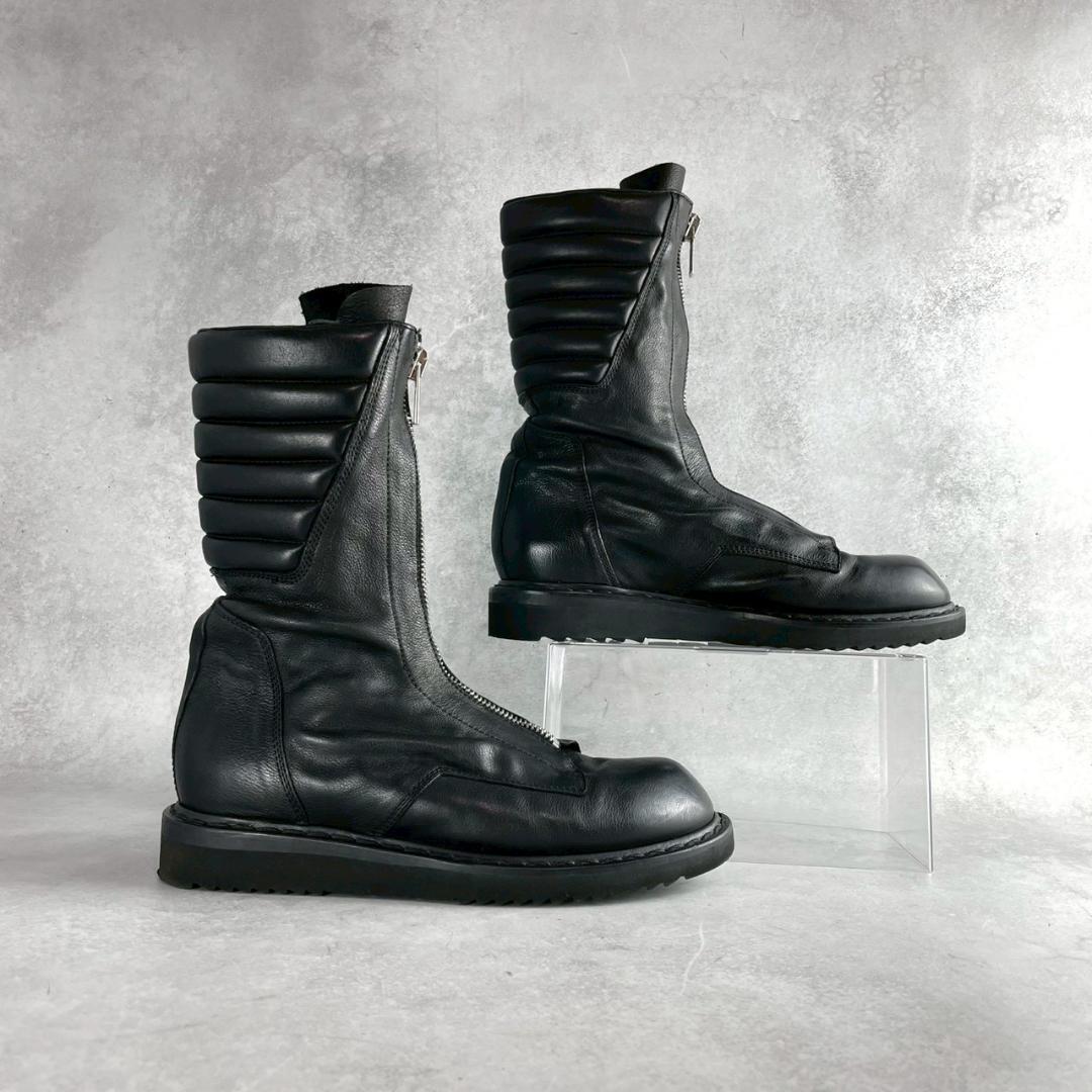 希少 リックオウエンス バスケットクリーパー センタージップ ブーツ