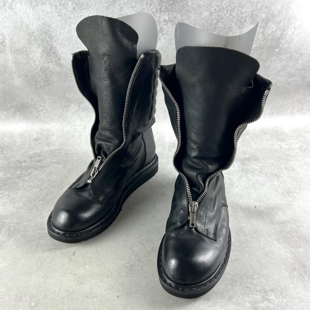 希少 リックオウエンス バスケットクリーパー センタージップ ブーツ