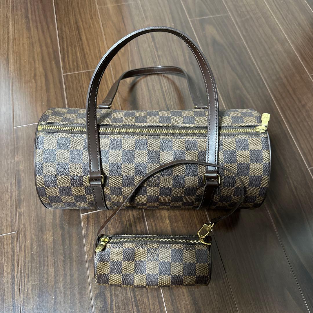 【美品】ルイヴィトン パピヨン30 ダミエ ポーチ付き 楽天市場】【中古】ルイヴィトン ダミエ パピヨン30 ハンドバッグ