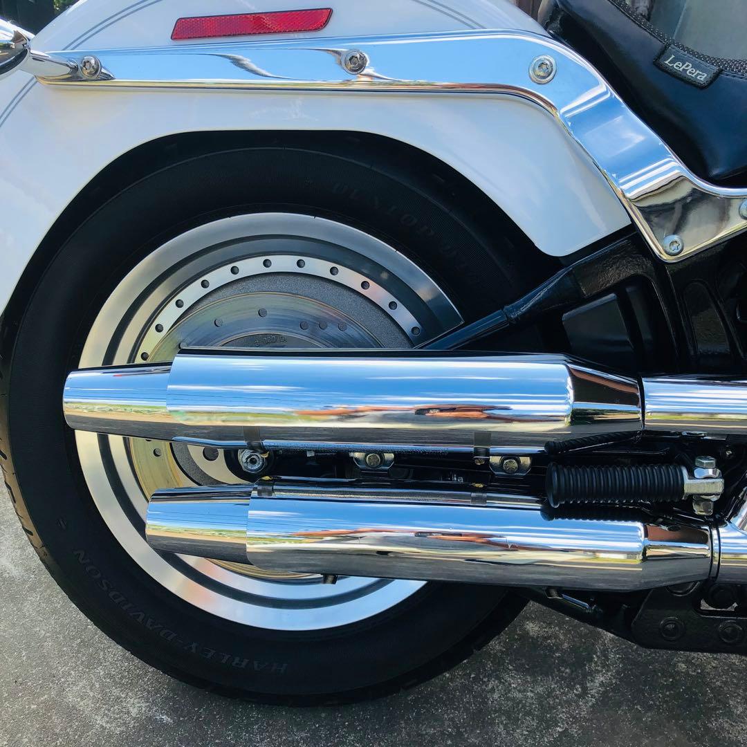 スクリーミンイーグル ハーレーFLSTF スリップオンマフラー クローム スクリーミンイーグル ハーレーFLSTF スリップオンマフラー クローム