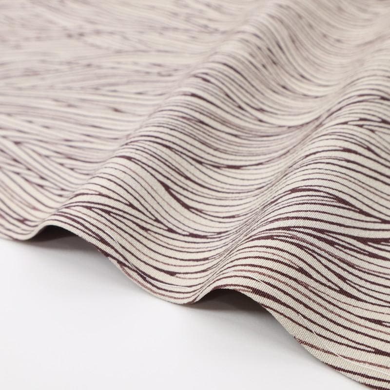 《タイガー★長尺■中形堰出し小紋■細やかフランス縞淡いベージュKY1-6》