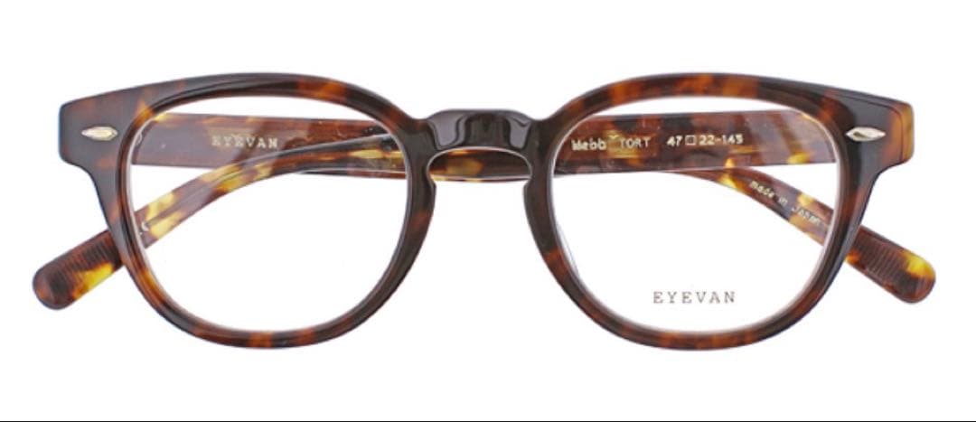 【EYEVAN】伊達メガネ 47サイズ Webb TORT EYEVAN Webb ウェブ 47サイズ | 【EYEVAN】 Webb（47） ウェブ TORT