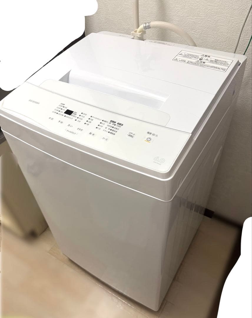 たのメル便】アイリスオーヤマ 縦型洗濯機 ホワイト - メルカリ