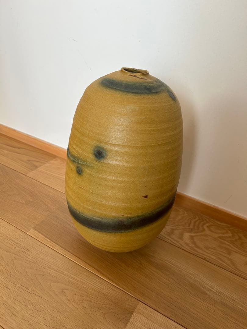 黄瀬戸 花入 林恭助 - メルカリ