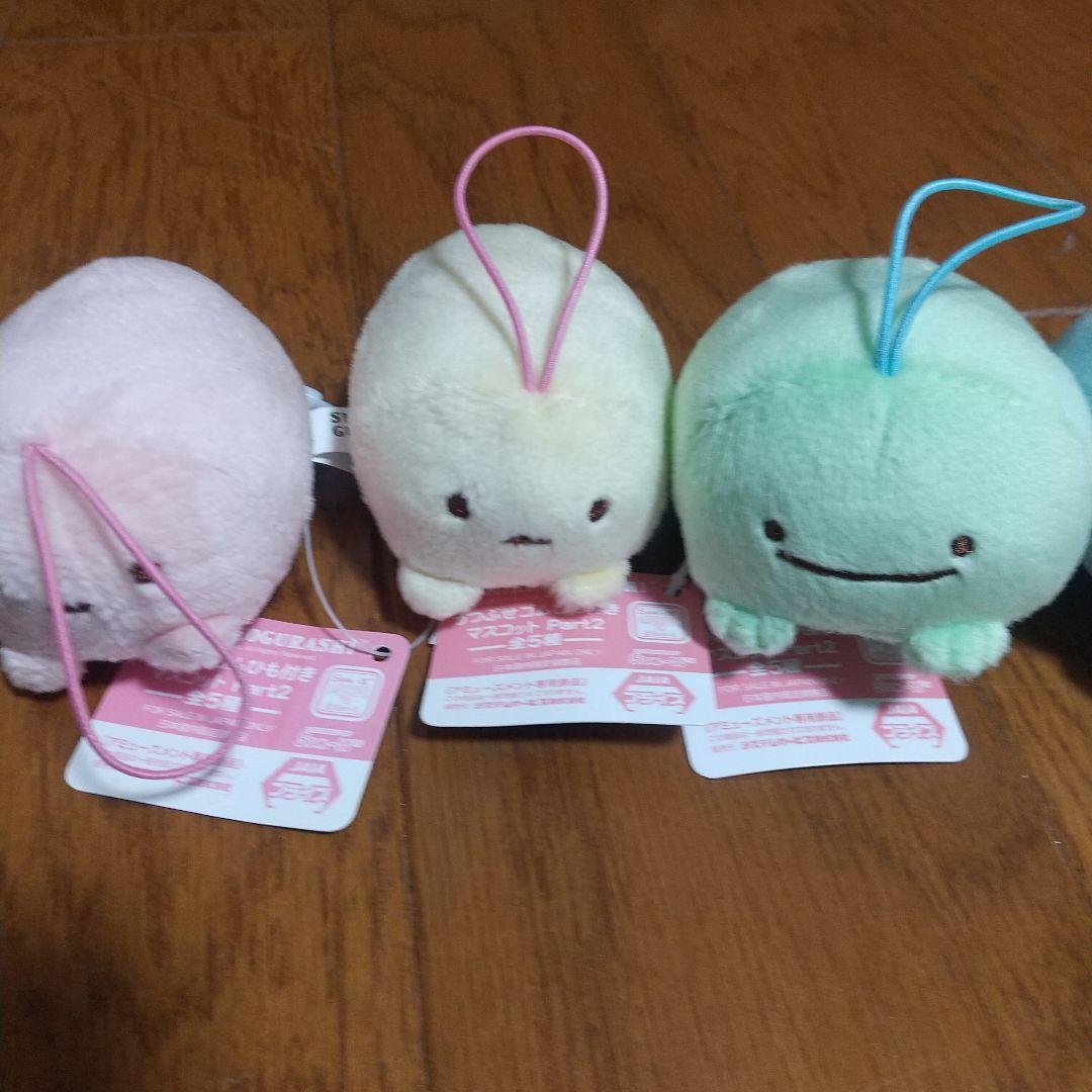 すみっコぐらし うつぶせゴムひも付きマスコット part2 - メルカリ