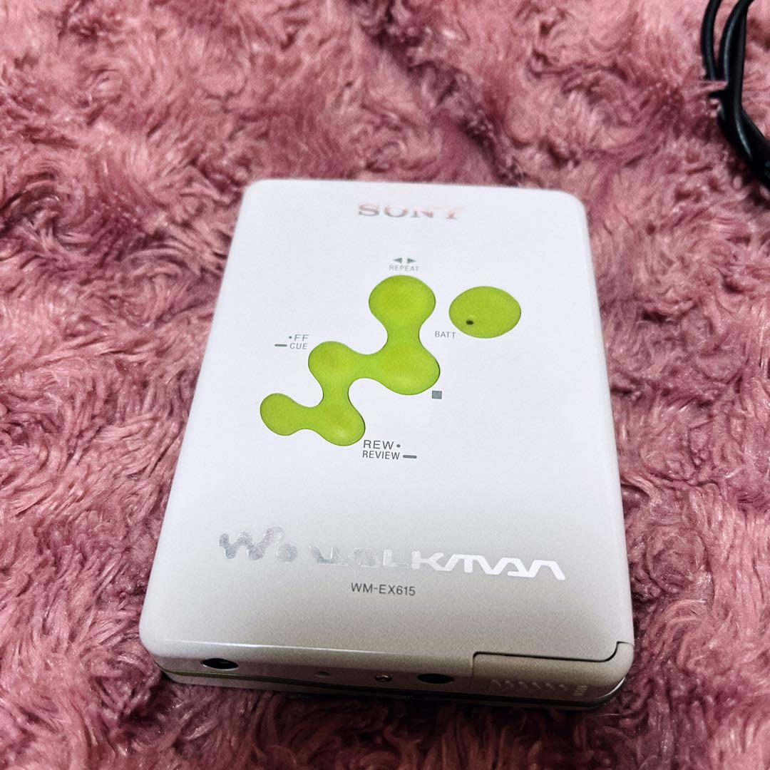 美品SONY walkman WM-EX615 カセットプレーヤー 専用ポーチ付 - メルカリ