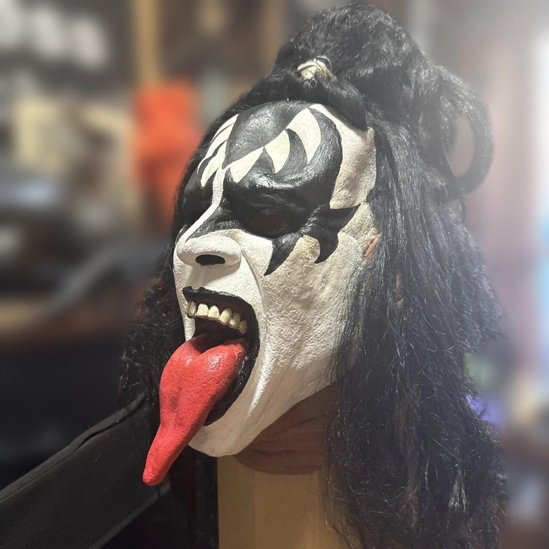 激レア】KISS ジーンシモンズ ラバーマスク デッドストック品