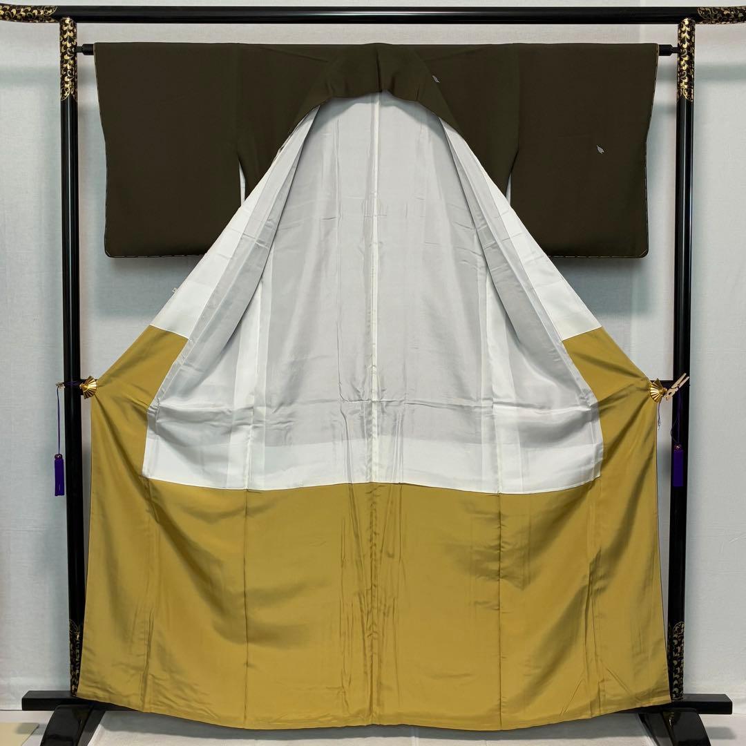 D209 訪問着 ジュサブロー 花びら 正絹 着物 袷 しつけ糸付き未使用極