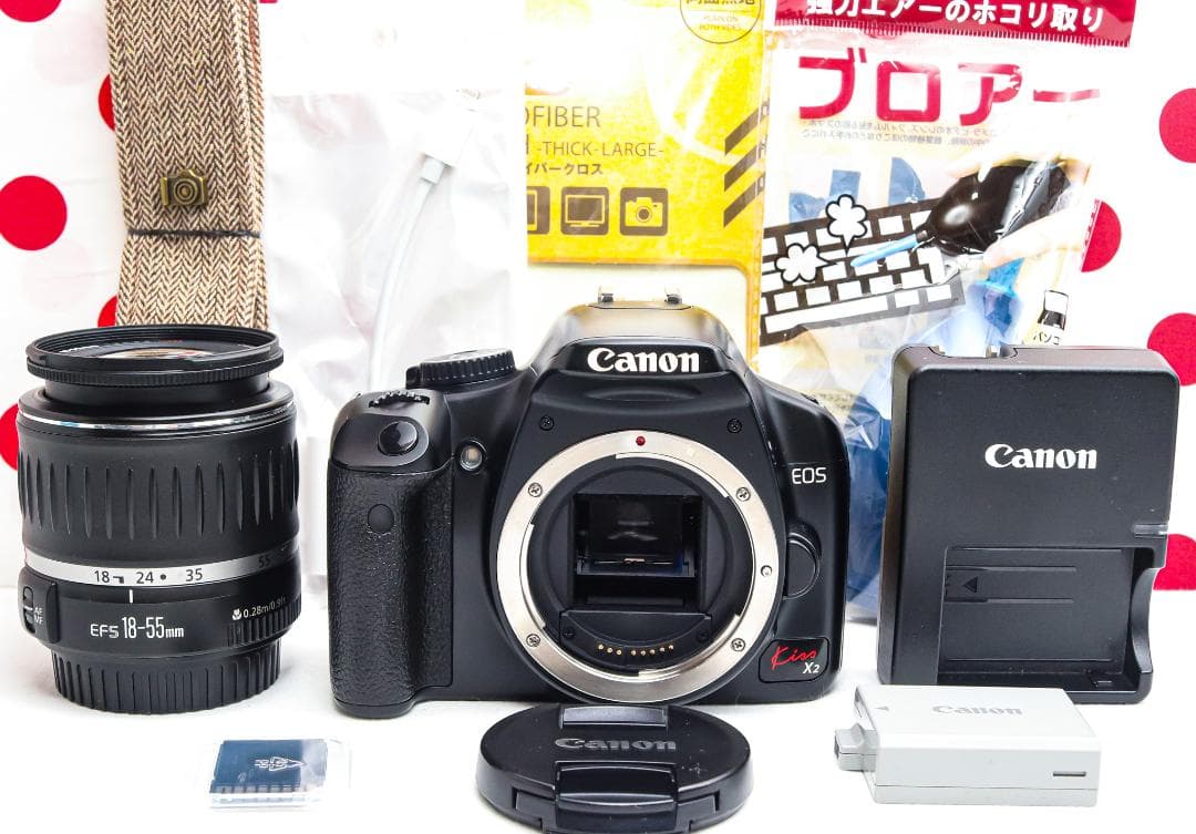 Canon kiss x2❤スマホに転送OK❤入門用一眼レフ❤デジタル一眼レフの