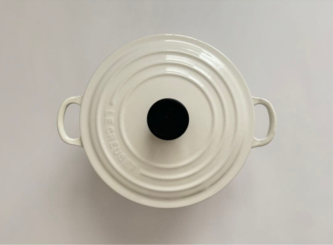 【LE CREUSET】ココット・ロンド 20cm シグニチャー ココット・ロンド 20cm オレンジ (ブラックマット