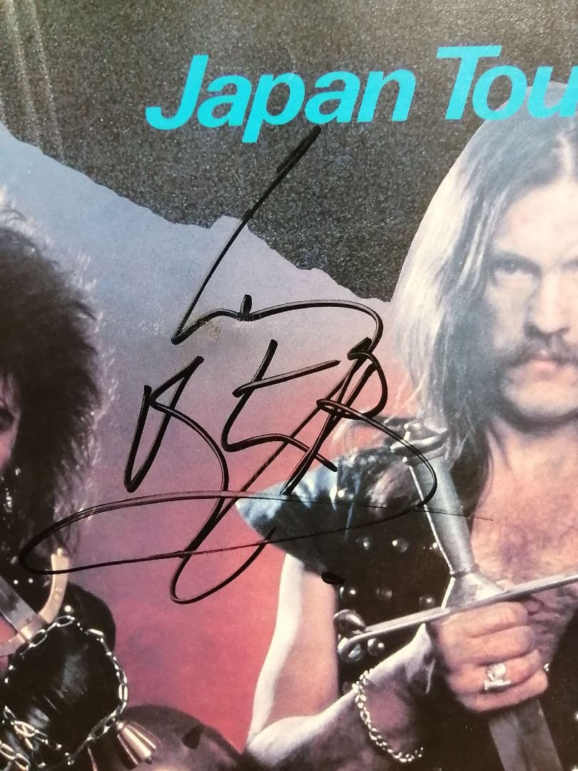 超希少 Motorhead Lemmy サイン入 初来日 公演パンフ - メルカリ