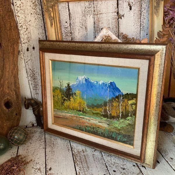 太田孝 画伯 作*御岳*肉筆 油彩画 F6号 直筆サイン入り*額装*美術*芸術 太田孝 画伯 作*御岳*肉筆 油彩画 F6号 直筆サイン入り*額装*美術*芸術