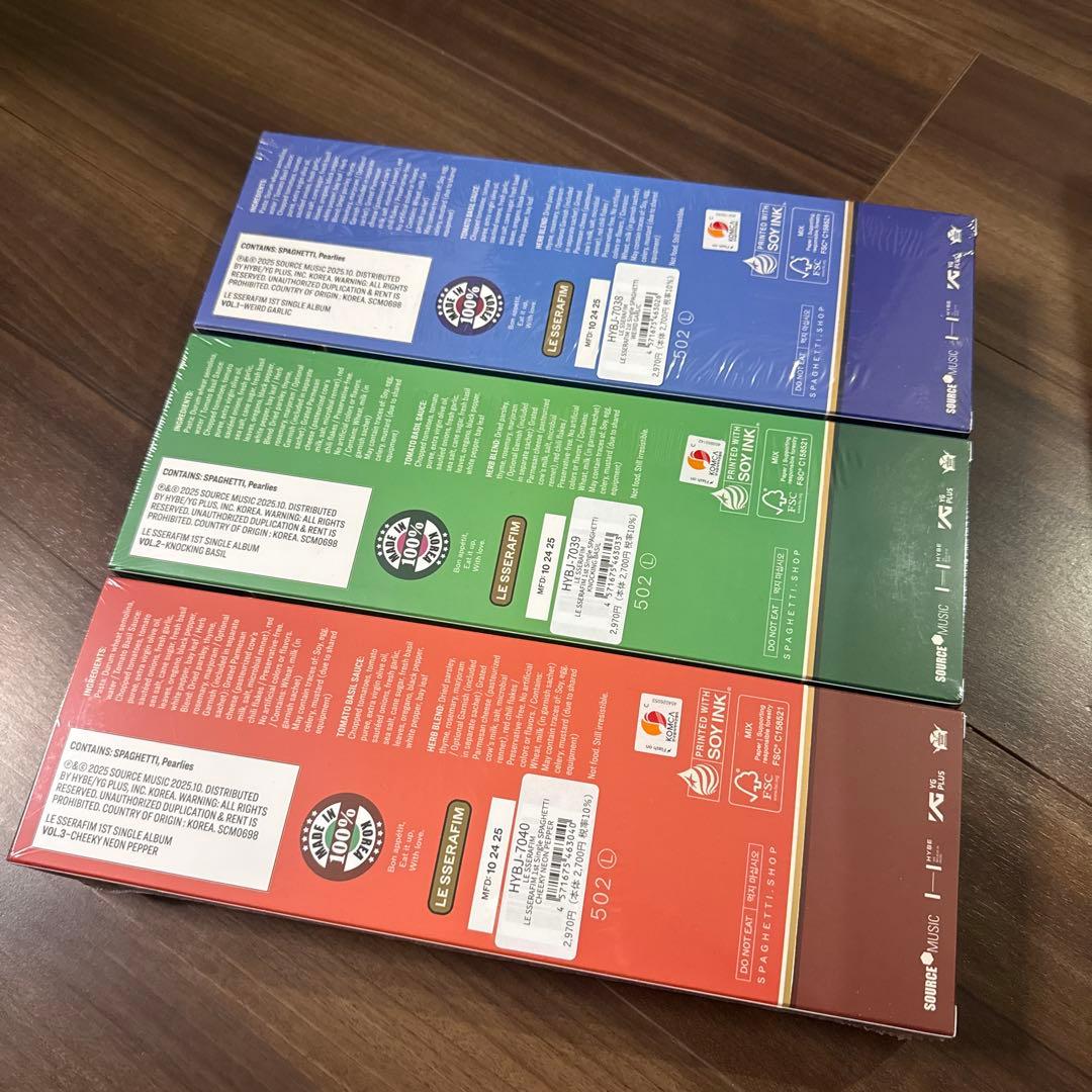 LE SERSAFIM SPAGHETTI Vol.1～3 3形態セット - メルカリ