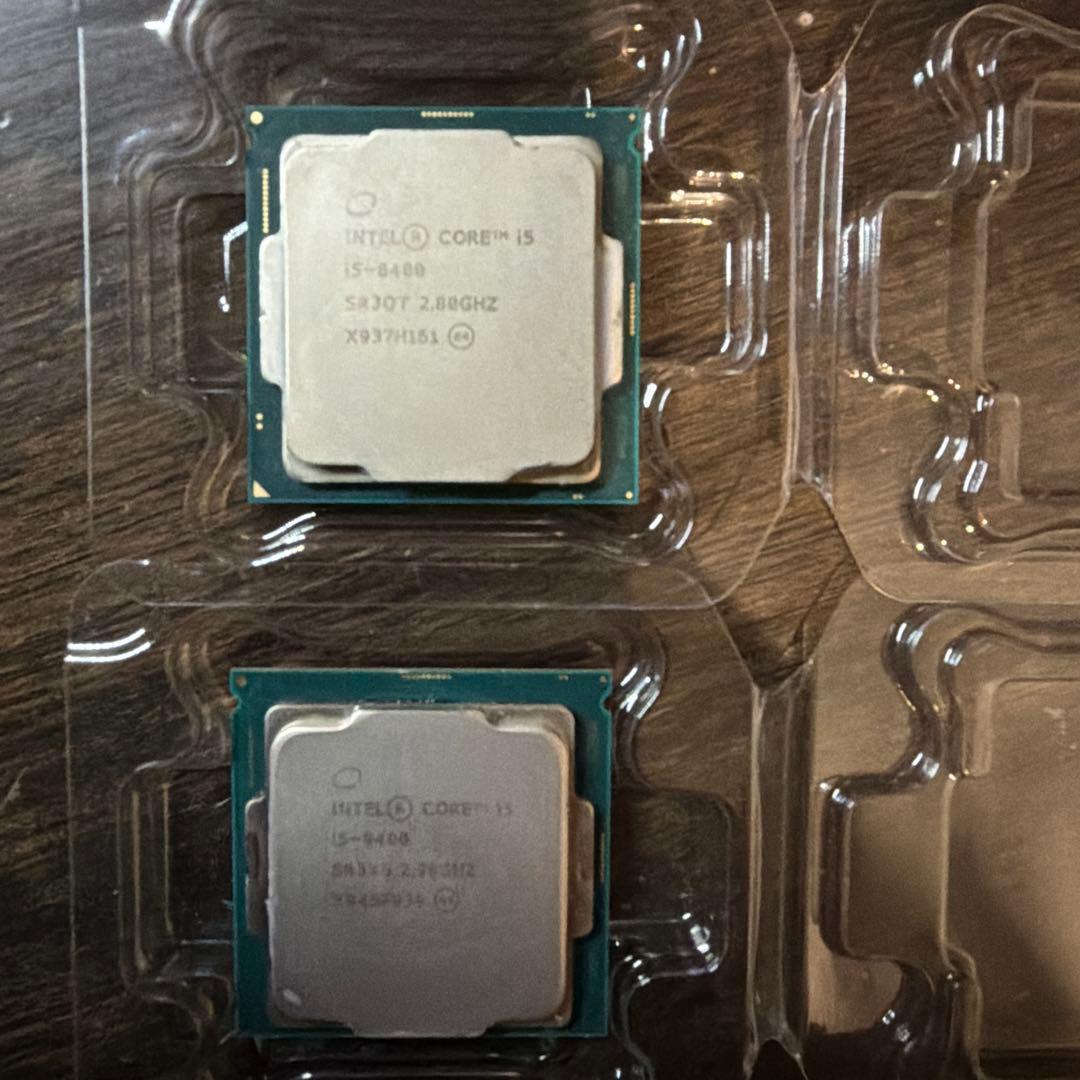Intel Core i5-9400、Core i5-8400 2枚セット