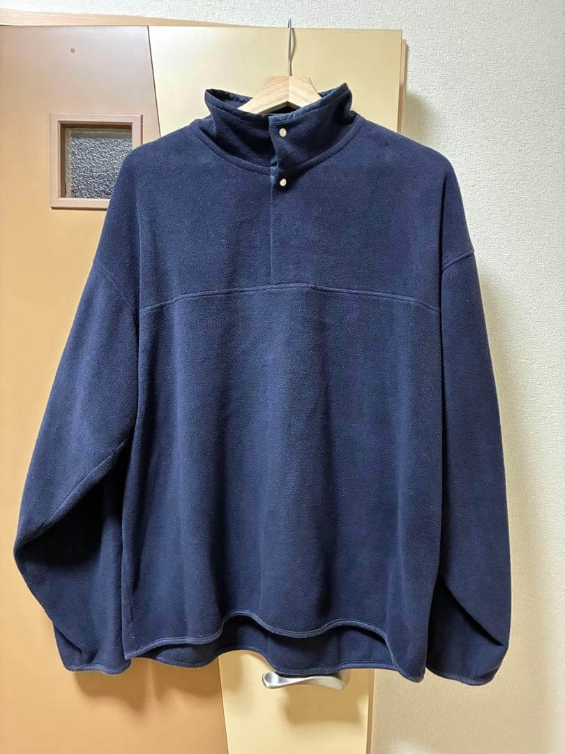 OLD FOLK HOUSE / SMOOTH FLEECE navy