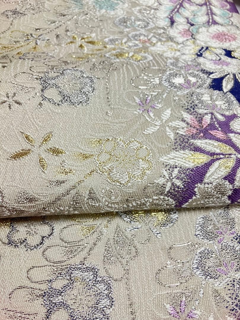 お仕立て上がり名古屋帯 新品未使用品 正絹 西陣織 No.363 - メルカリ