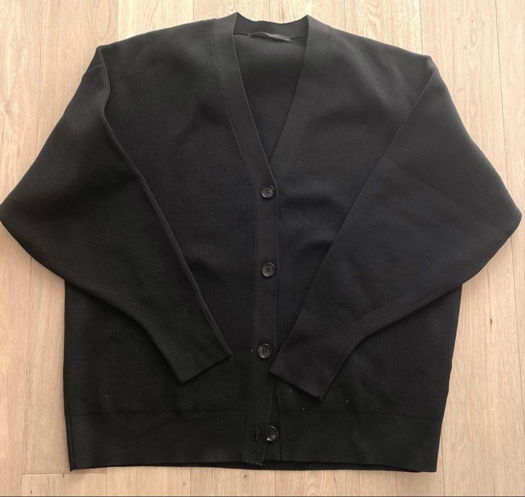 AP STUDIO ワイドニットカーディガン 黒 - メルカリ