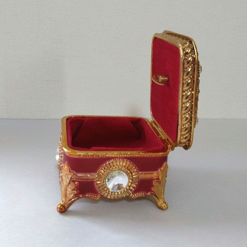 アンティーク 小樽オルゴール堂 スワロフスキー オルゴール ジュエリー