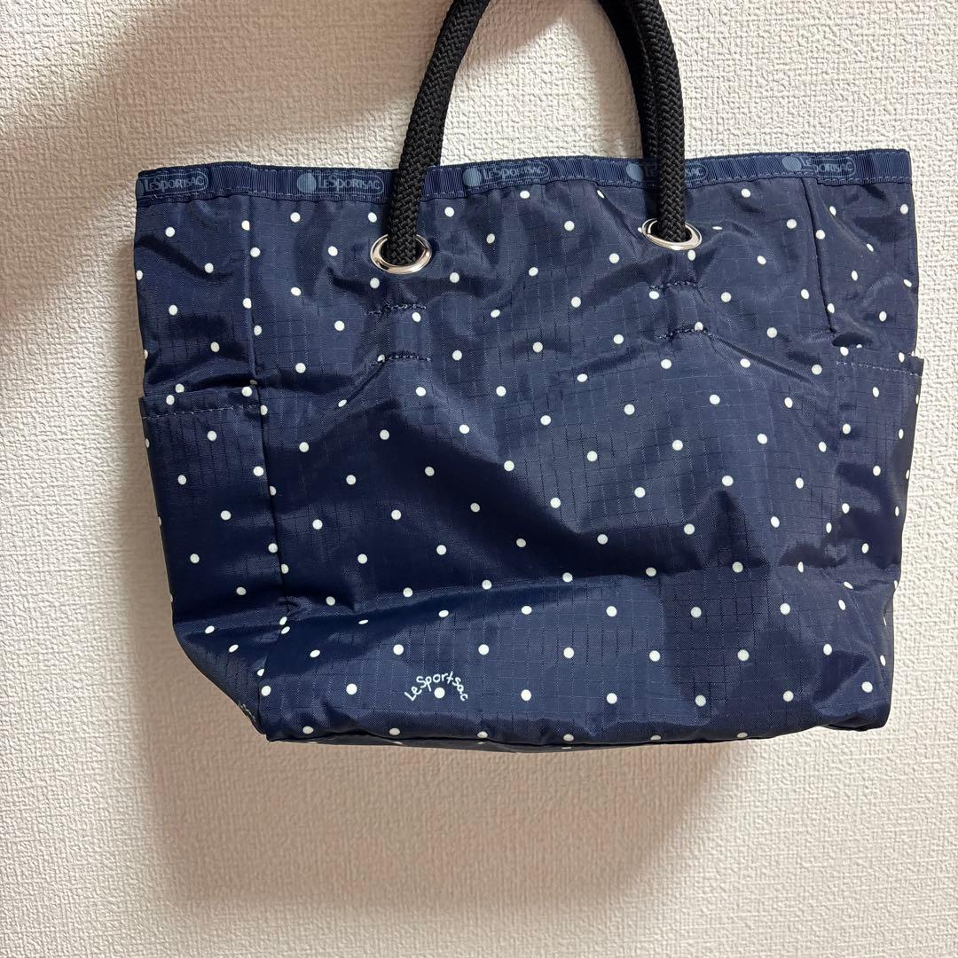 レスポートサック MEDIUM 2 WAY TOTE ネイビープティドット - メルカリ