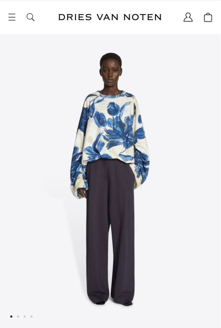 Dries Van Noten 花柄トレーナー ドリス スウェット - メルカリ
