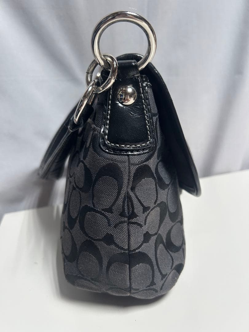 【#nr/11.3/12】コーチソーホーシグネチャーフラップホーボー　coach