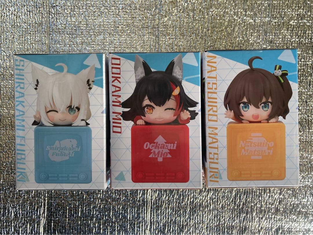 ホロライブ ひっかけフィギュア3体セット Vol.8 白上フブキ 大神ミオ