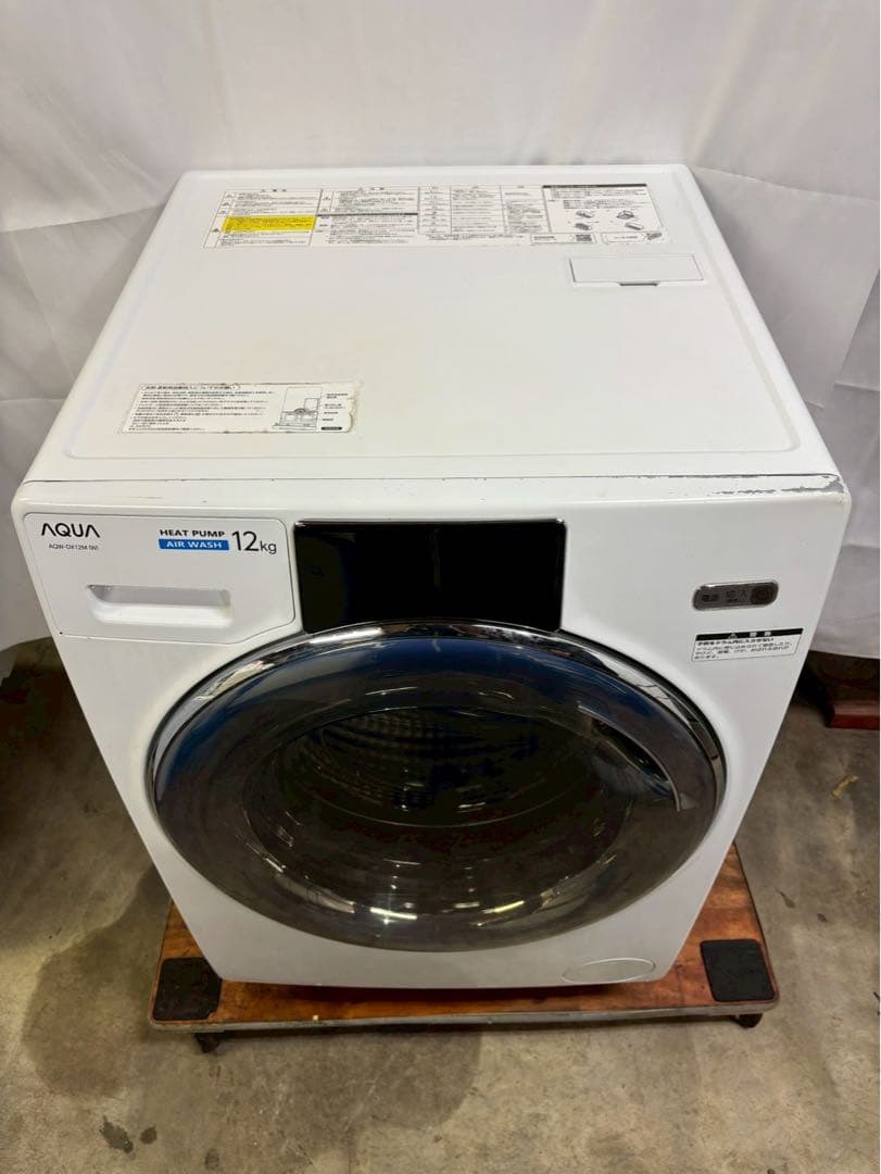 AQUAドラム式洗濯機 AQW-DX12M 2022年製 洗濯12kg乾燥6kg AQW-DX12P-L | 容量：洗濯・脱水 12kg / 乾燥 6kg / 水量約59L