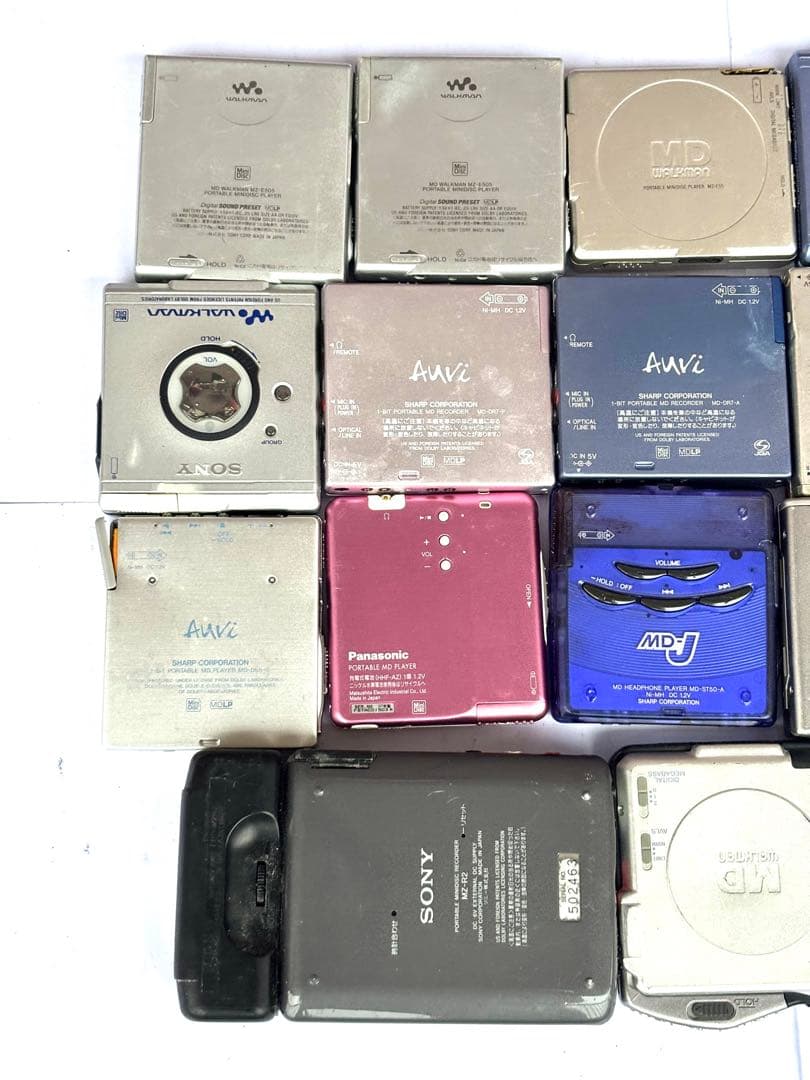 MDプレーヤー ジャンク品 18台 まとめセット - ポータブルプレーヤー安価