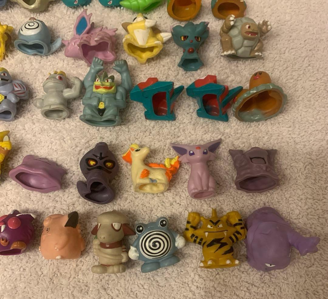 希少】レトロ 大量！お得！ポケモン 指人形 ソフビ 172体 クリア 初期