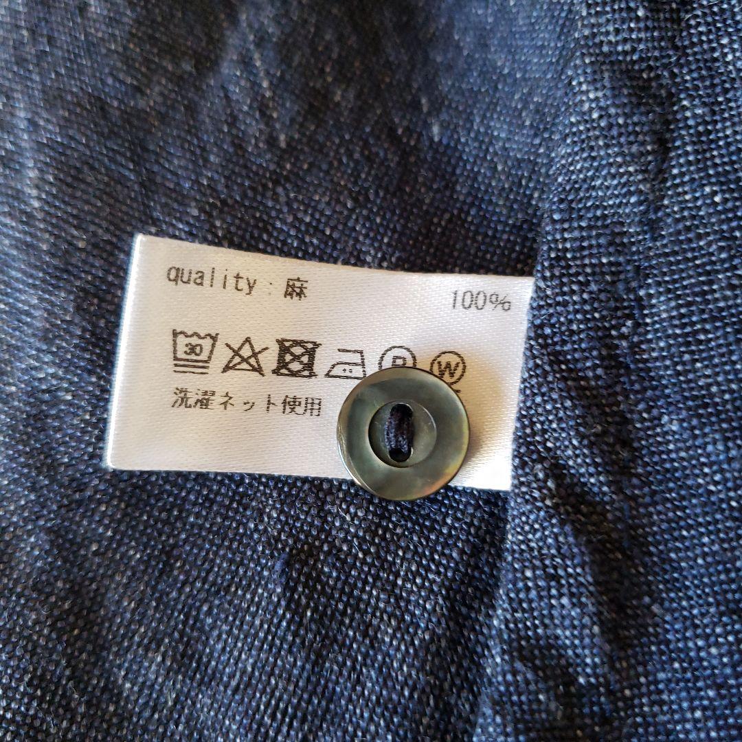 超美品　yunahica 　麻100％　ブラウス