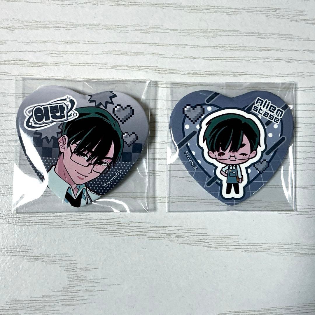 エイリアンステージ alien stage アニメイトカフェ 缶バッチ イヴァン