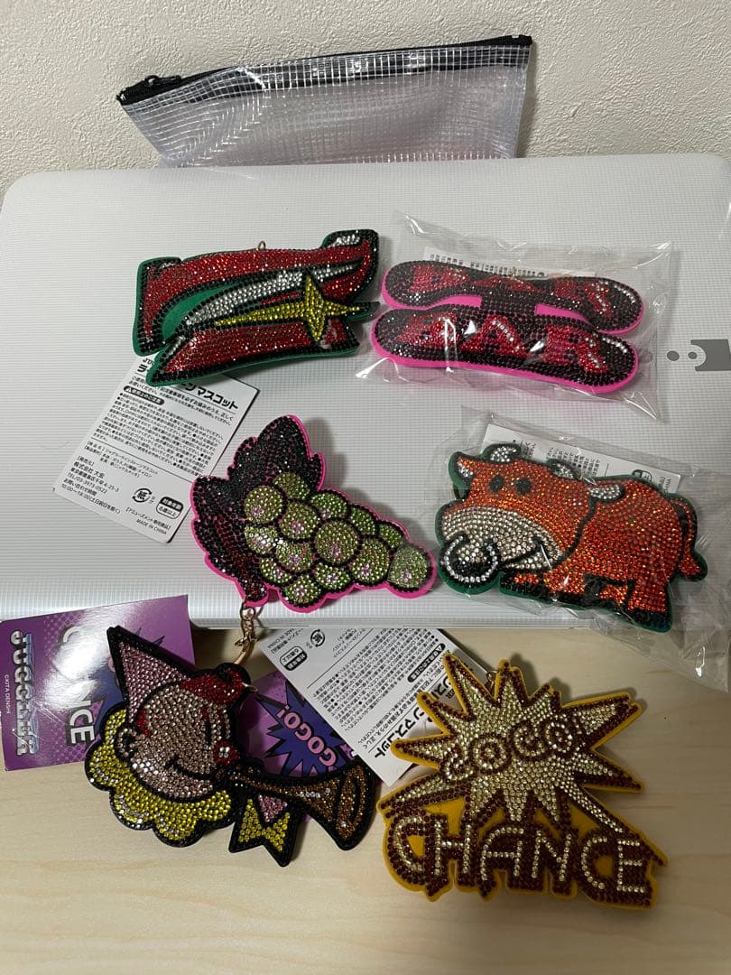 ジャグラー　スロット　キーホルダー　スワロスキー　キラキラ ジャグラーフラッシュキーホルダー | ぱちキャラ オンライン by大宏