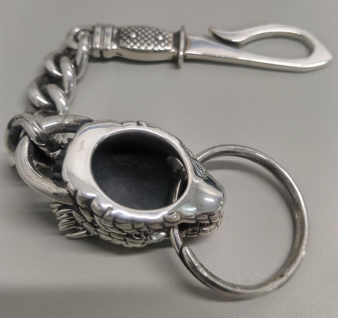 ドロヘドロ カイマン キーチェーン 入手困難 シルバーアクセサリー 大