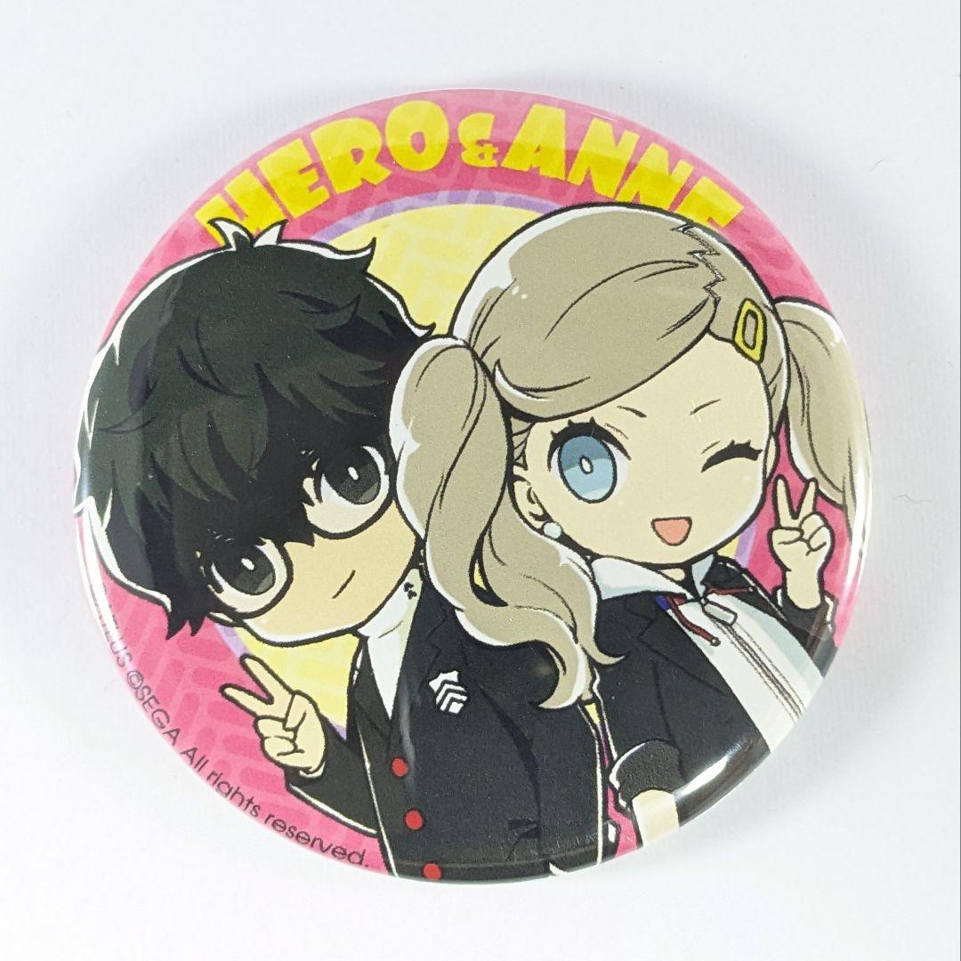 ペルソナ5 みんなで作る調査報告書 雨宮蓮 高巻杏 缶バッジ - メルカリ