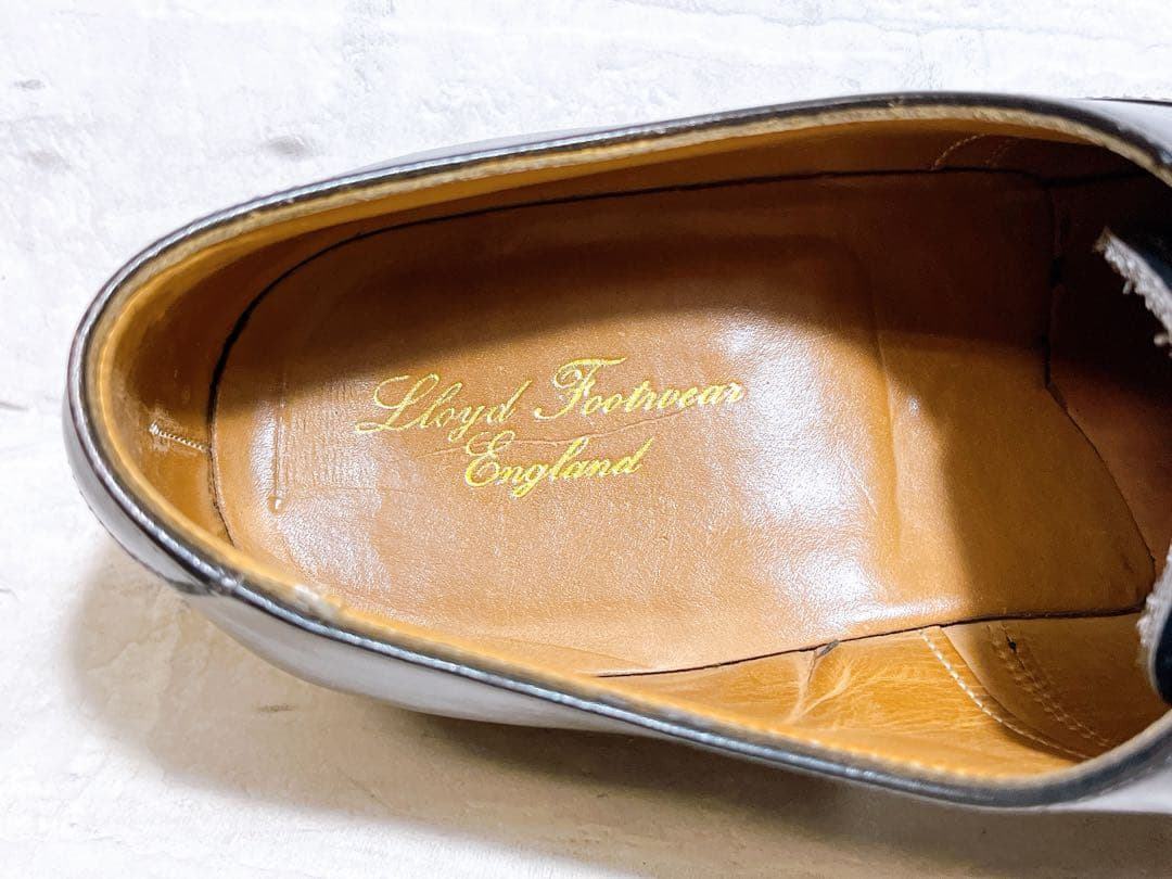 イギリス製【美品】チーニー別注 ロイドフットウェア ストレートチップ