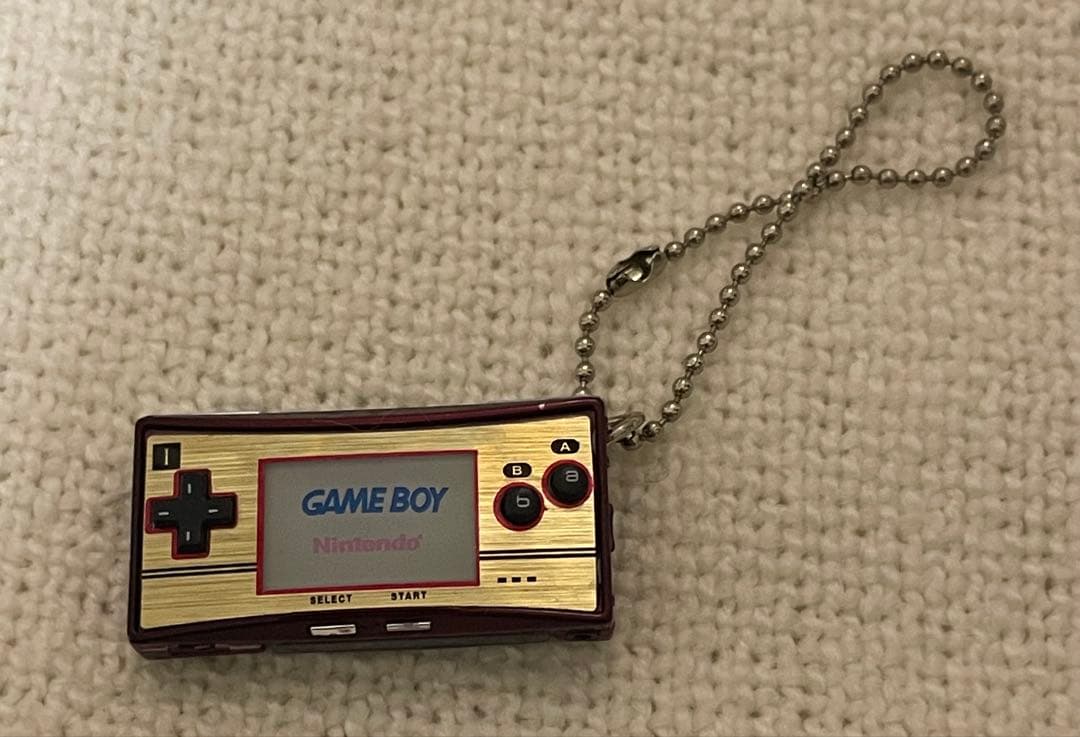 ミニチュア】任天堂 ゲームボーイミクロ ミニチュアキーホルダー