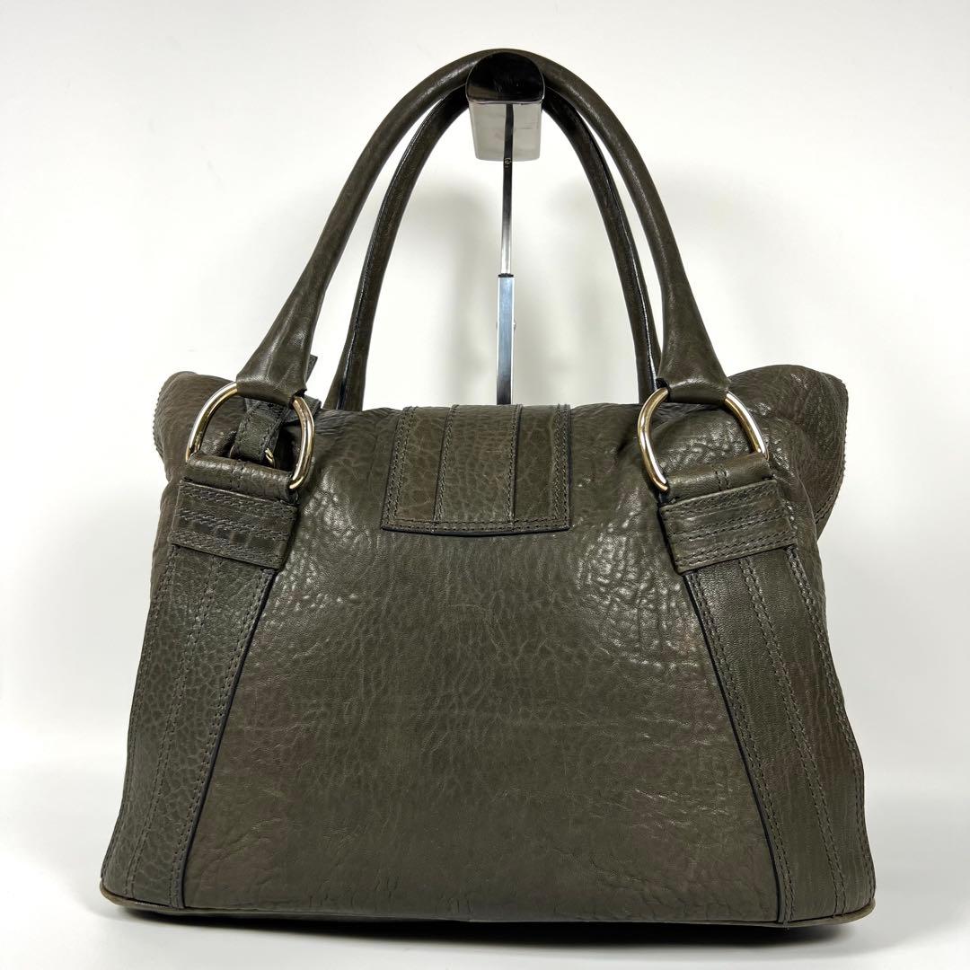 良品】BVLGARI ブルガリ レオーニ ショルダーバッグ 2way カーキ