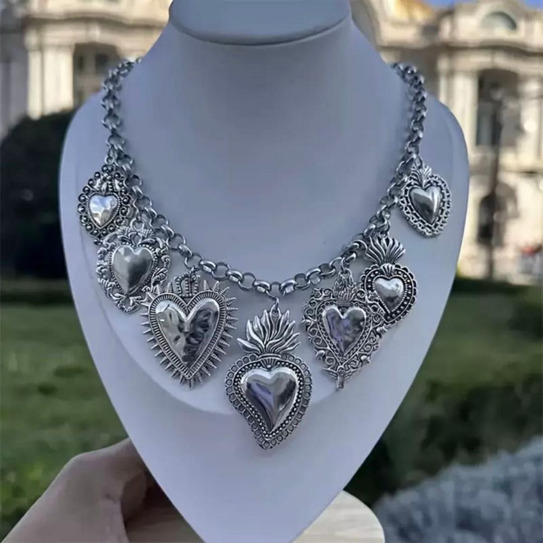 ネックレス ハート コスプレ y2k フェアリー グランジ ゴシック