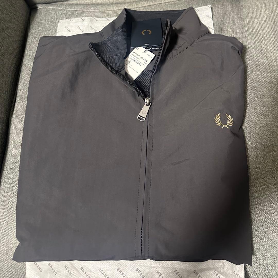 BEAMS x FRED PERRY Shell Jacket GREY XL - メルカリ